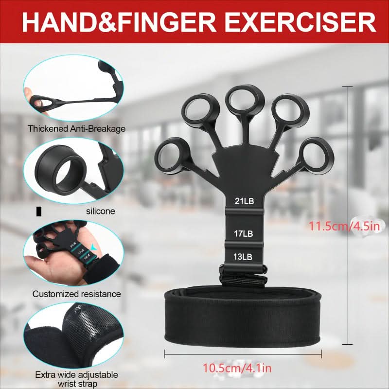 Hand & Forearm Training Set 5-Piece Compact & Portable