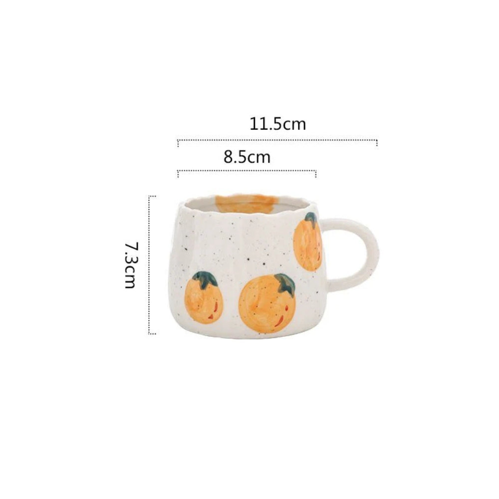 Hand-Glazed High-Fired Ceramic Coffee Mug (300ml)