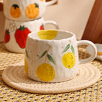 Hand-Glazed High-Fired Ceramic Coffee Mug (300ml)
