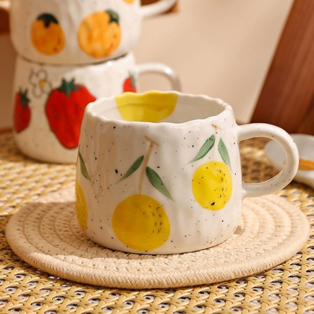 Hand-Glazed High-Fired Ceramic Coffee Mug (300ml)