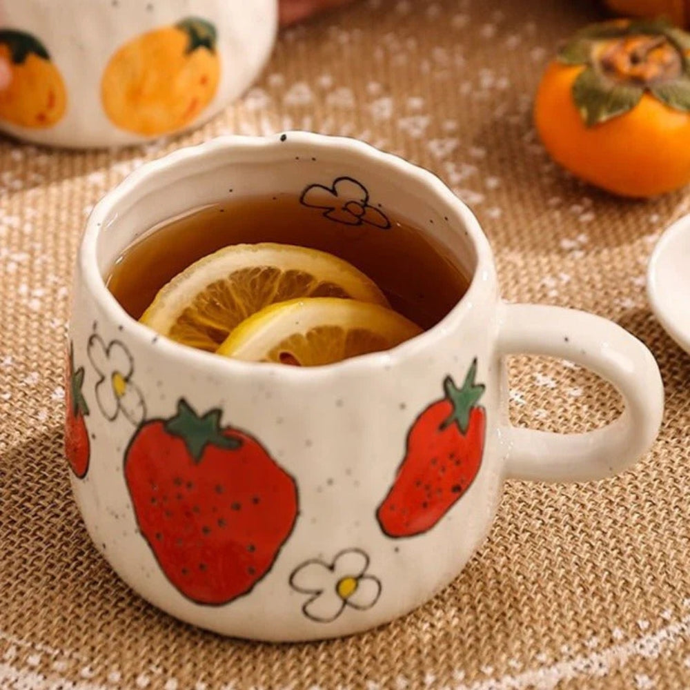 Hand-Glazed High-Fired Ceramic Coffee Mug (300ml)