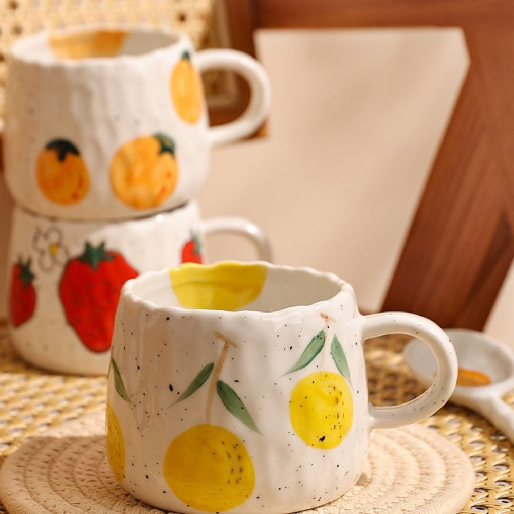 Hand-Glazed High-Fired Ceramic Coffee Mug (300ml)