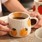 Hand-Glazed High-Fired Ceramic Coffee Mug (300ml)