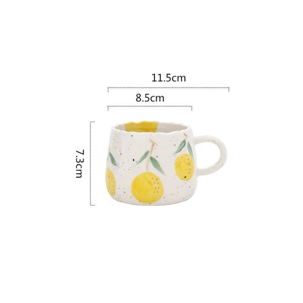 Hand-Glazed High-Fired Ceramic Coffee Mug (300ml)