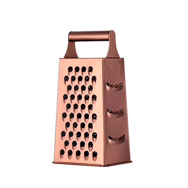 Hand Grater Stainless Steel Ergonomic Handle Textured Surface