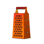 Hand Grater Stainless Steel Ergonomic Handle Textured Surface