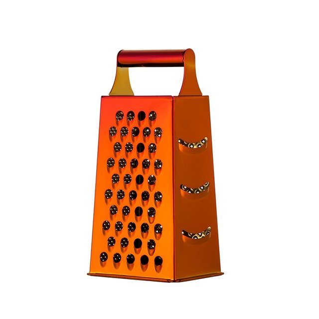Hand Grater Stainless Steel Ergonomic Handle Textured Surface