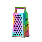 Hand Grater Stainless Steel Ergonomic Handle Textured Surface