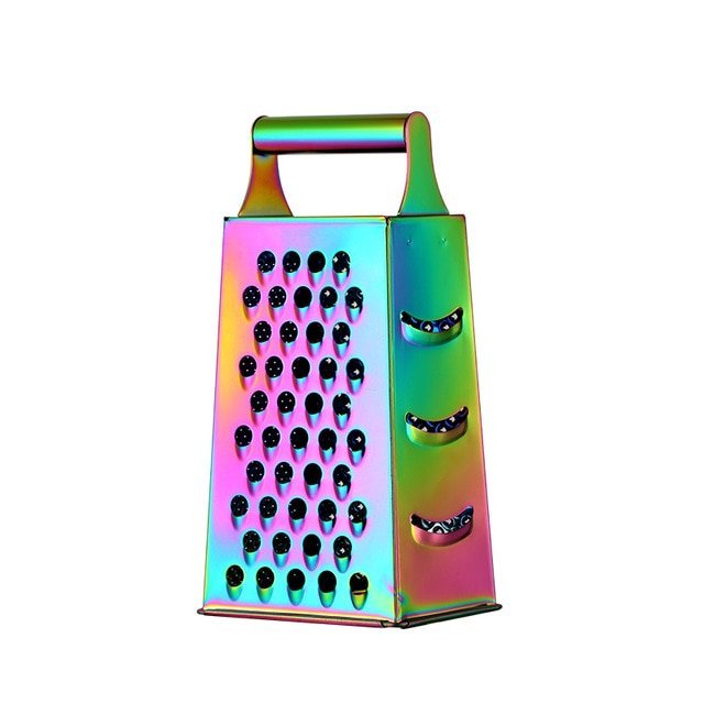 Hand Grater Stainless Steel Ergonomic Handle Textured Surface