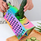 Hand Grater Stainless Steel Ergonomic Handle Textured Surface
