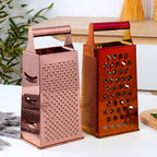 Hand Grater Stainless Steel Ergonomic Handle Textured Surface