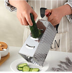 Hand Grater Stainless Steel Ergonomic Handle Textured Surface