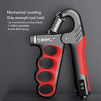 Hand Gripper Adjustable Up To 220 lb Built-In Counter