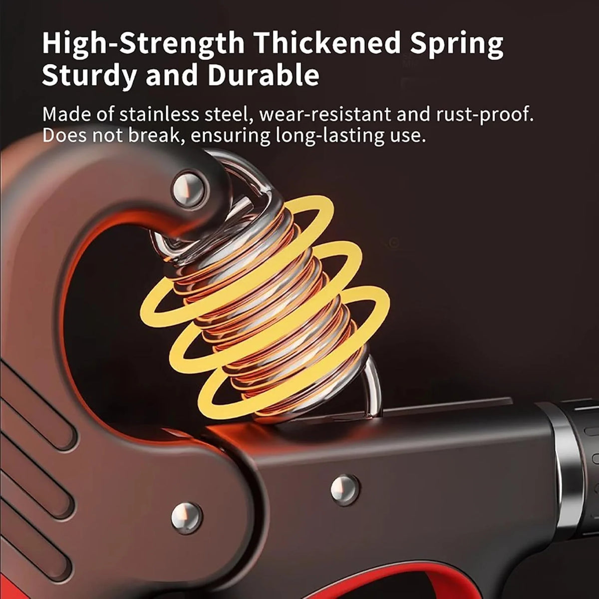 Hand Gripper Adjustable Up To 220 lb Built-In Counter