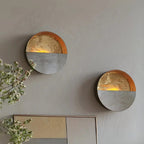 Hand-Hammered Iron Eclipse Wall Candle Holder