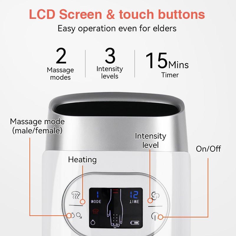 Hand Massager Air Compression Cordless USB Rechargeable