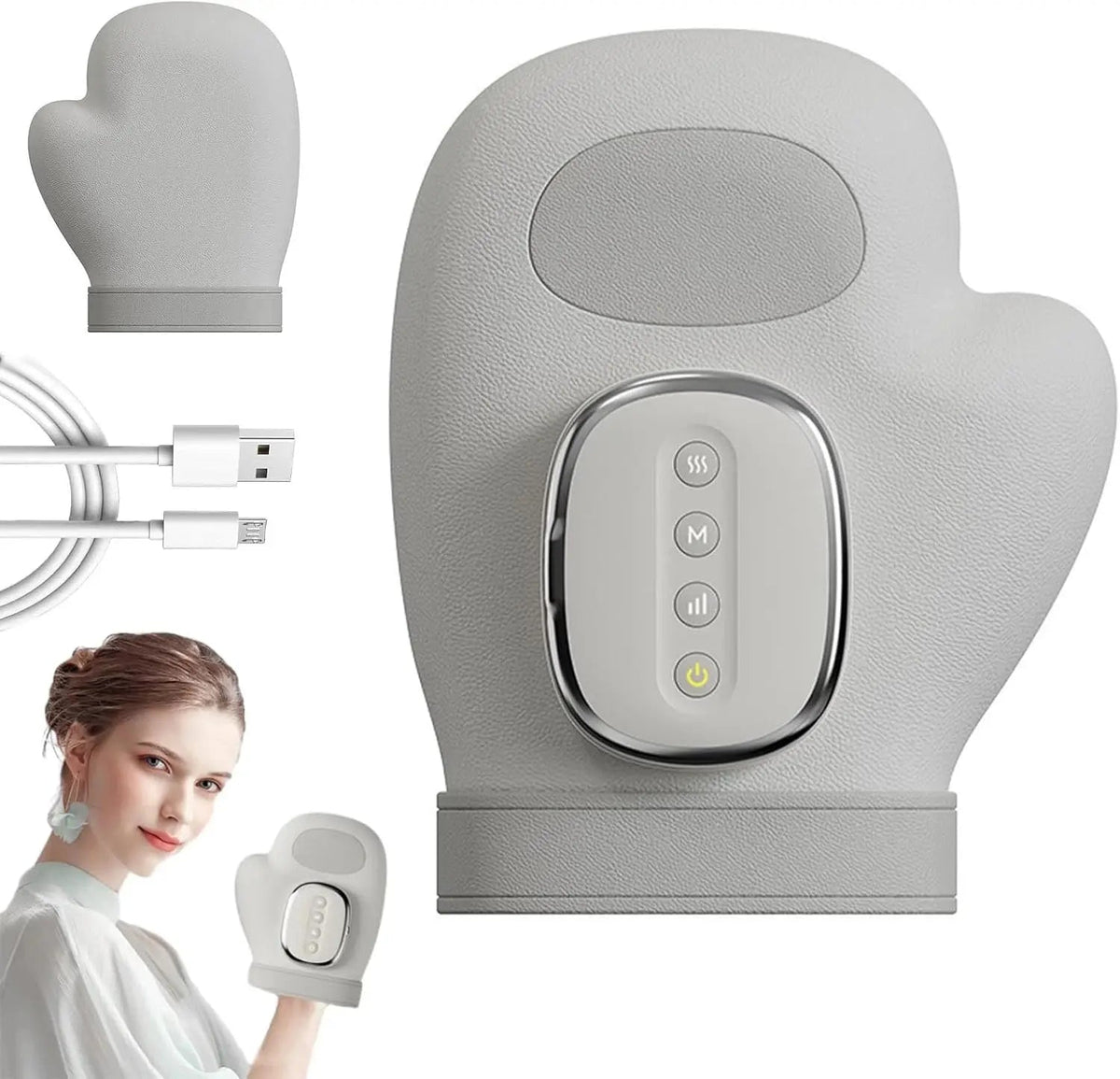 Hand Massager Cordless Heat Compression & 5 Intensity Levels
