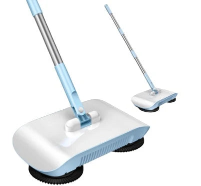 Hand Push Sweeper 3-in-1 360° Rotating Cordless