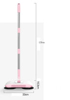 Hand Push Sweeper 3-in-1 360° Rotating Cordless