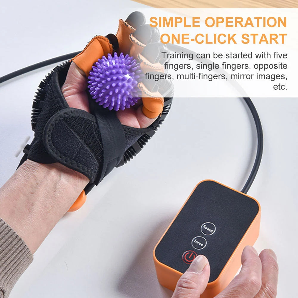Hand Rehabilitation Gloves Automatic Air-Pressure & Independent Finger Control