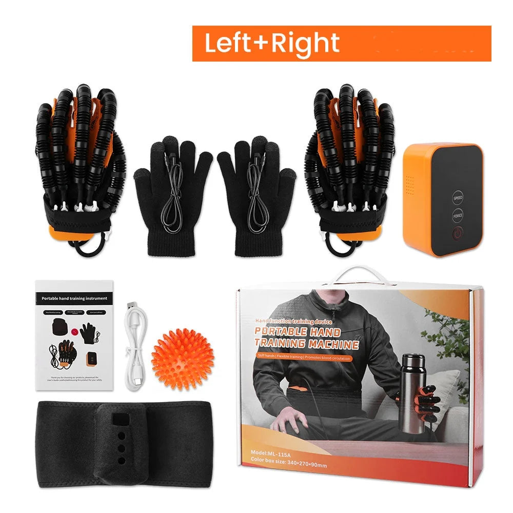 Hand Rehabilitation Gloves Automatic Air-Pressure & Independent Finger Control
