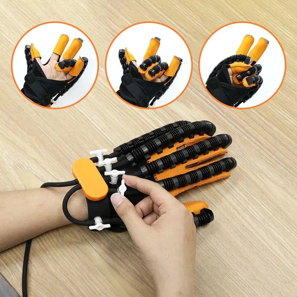 Hand Rehabilitation Gloves Automatic Air-Pressure & Independent Finger Control