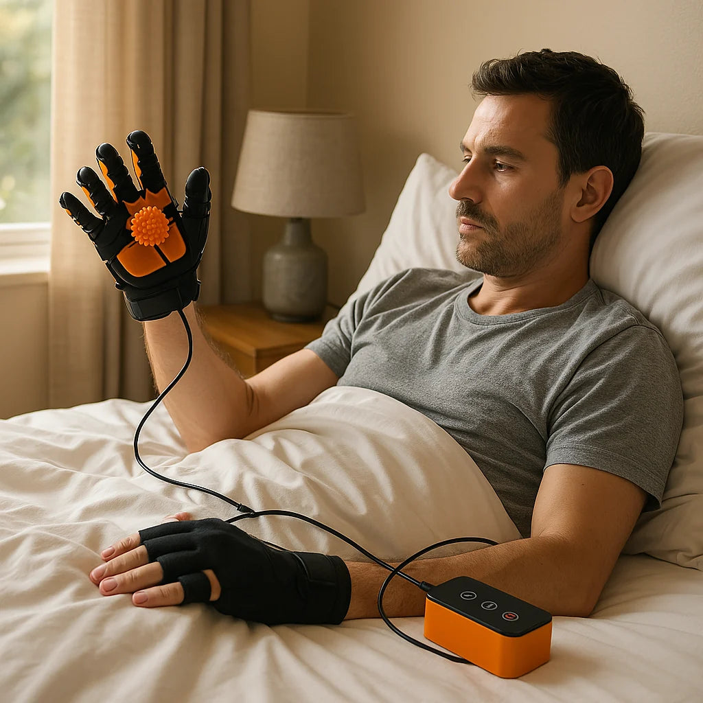 Hand Rehabilitation Gloves Automatic Air-Pressure & Independent Finger Control