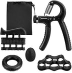 Hand Strengthener Adjustable 11-132 Lbs Ergonomic Grip