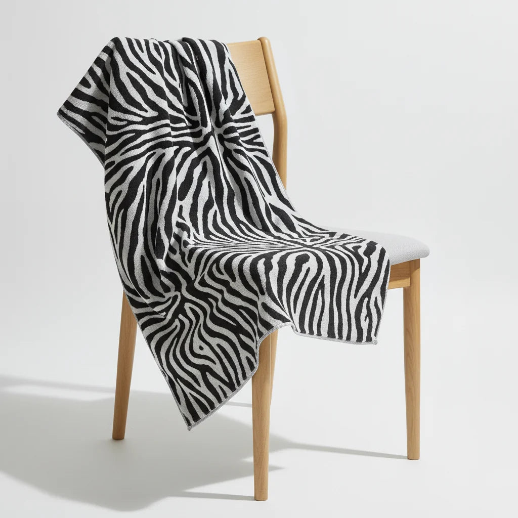 Hand Towel Tiger Stripe 100% Cotton Quick-Drying