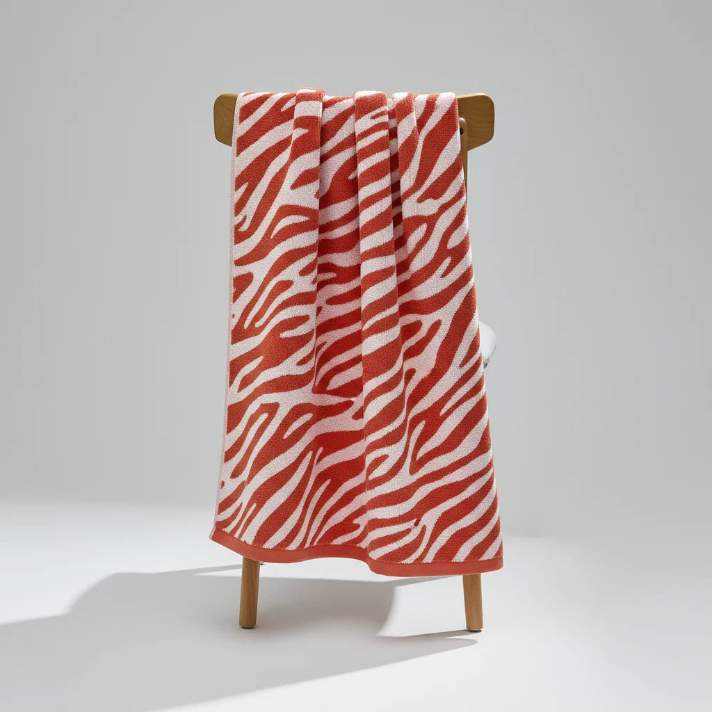 Hand Towel Tiger Stripe 100% Cotton Quick-Drying