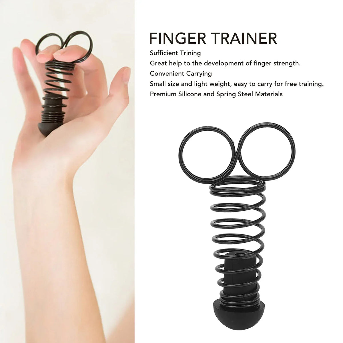 Hand Trainer Portable Ergonomic Finger & Grip Strength
