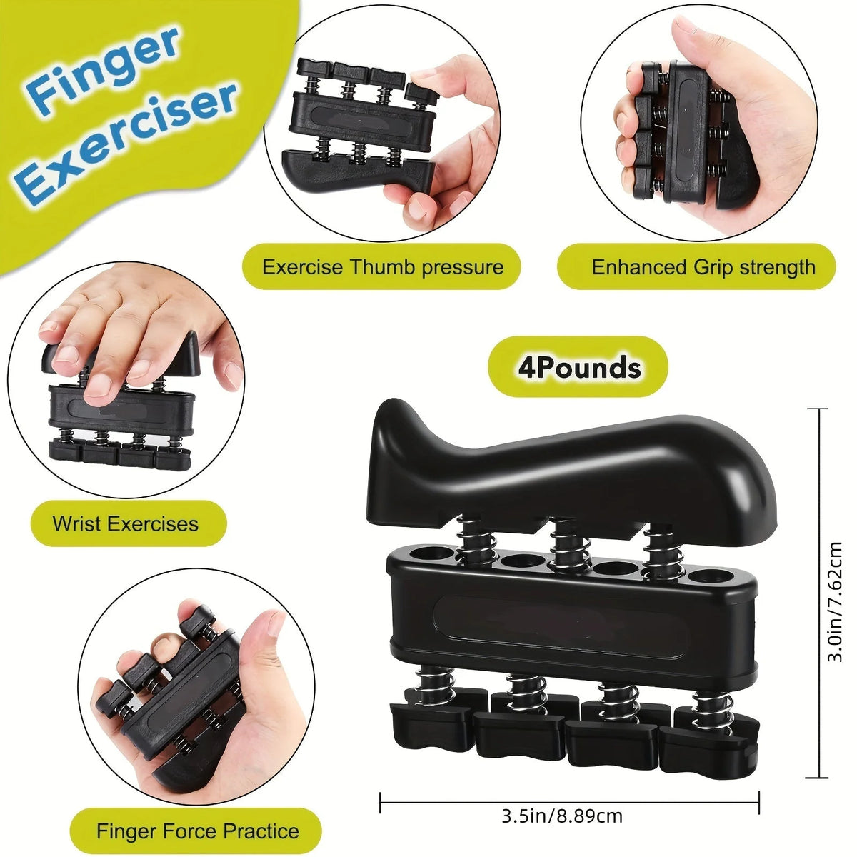 Hand Trainer Set Adjustable Resistance Set of 5