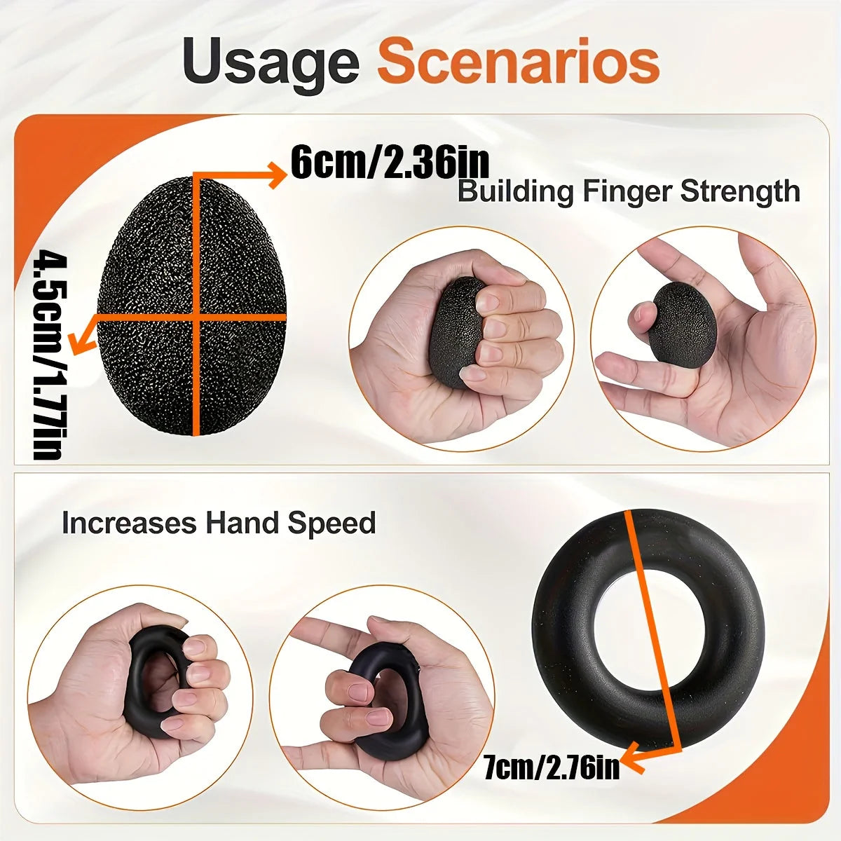 Hand Trainer Set Adjustable Resistance Set of 5