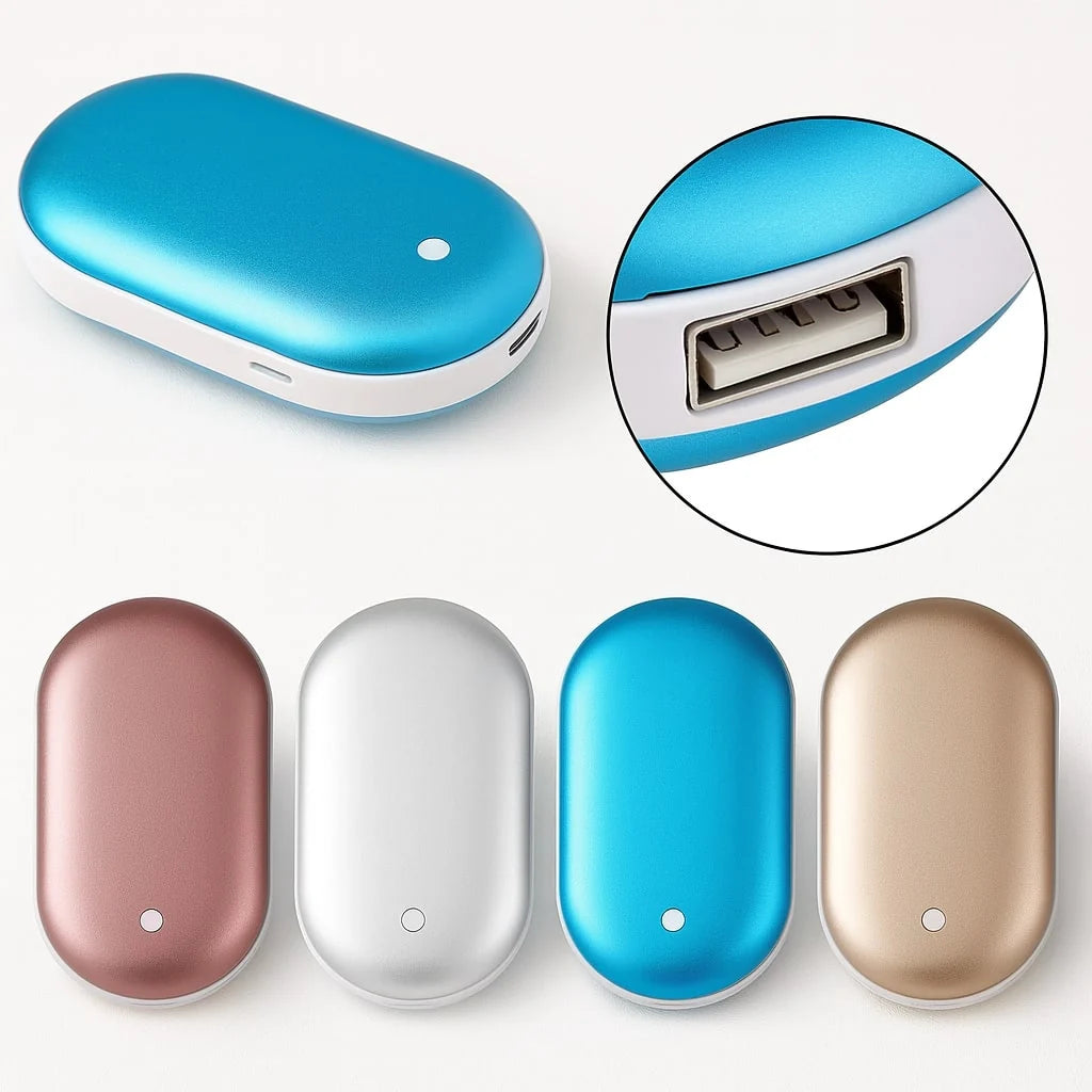 Hand Warmer 5200mAh Power Bank Adjustable Temperature