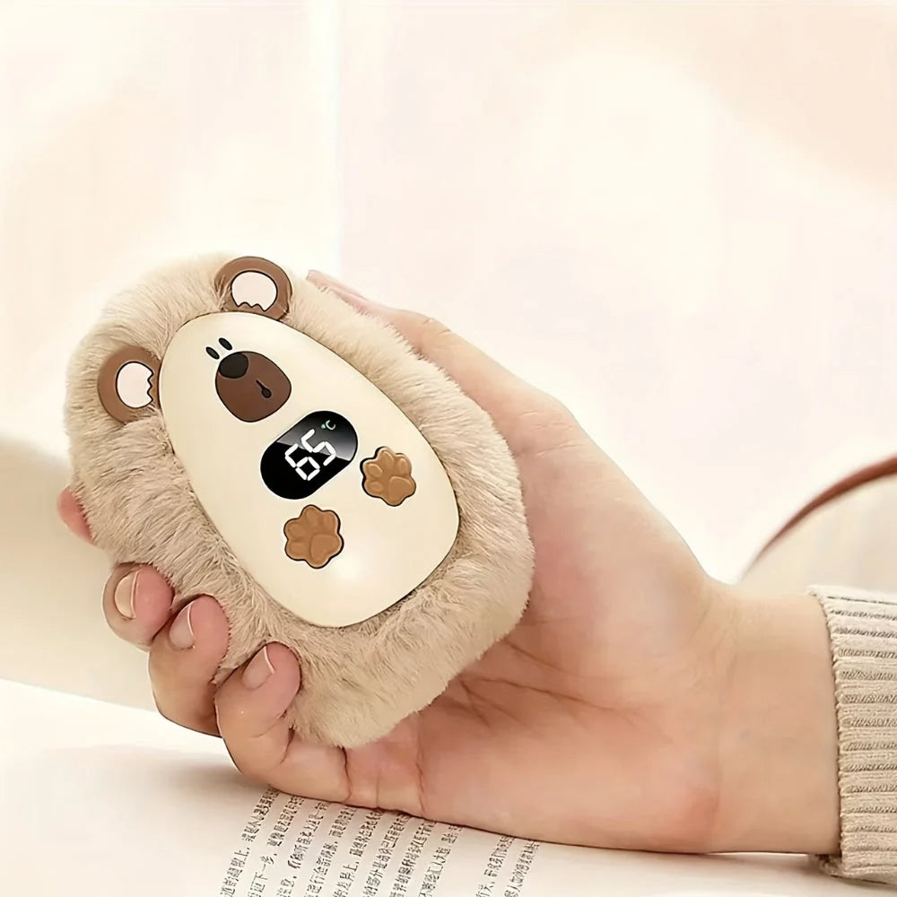 Hand Warmer Rechargeable LCD Display Three Heat Levels