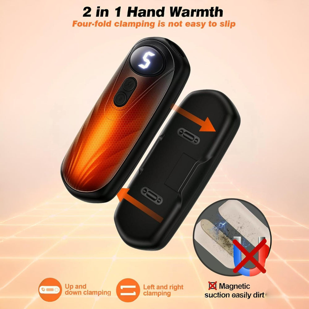 Hand Warmer USB Rechargeable Instant Heat