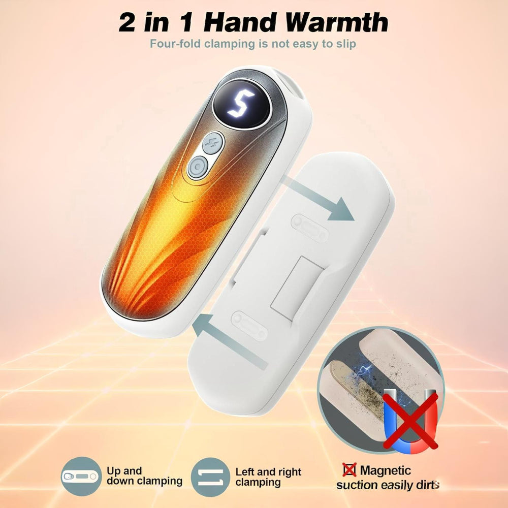 Hand Warmer USB Rechargeable Instant Heat