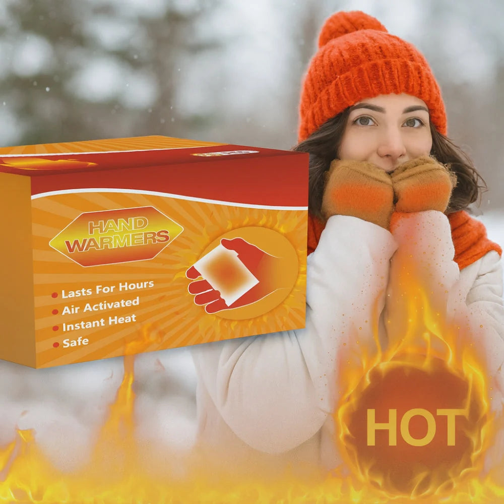 Hand Warmers Air-Activated & Disposable Pocket-Sized