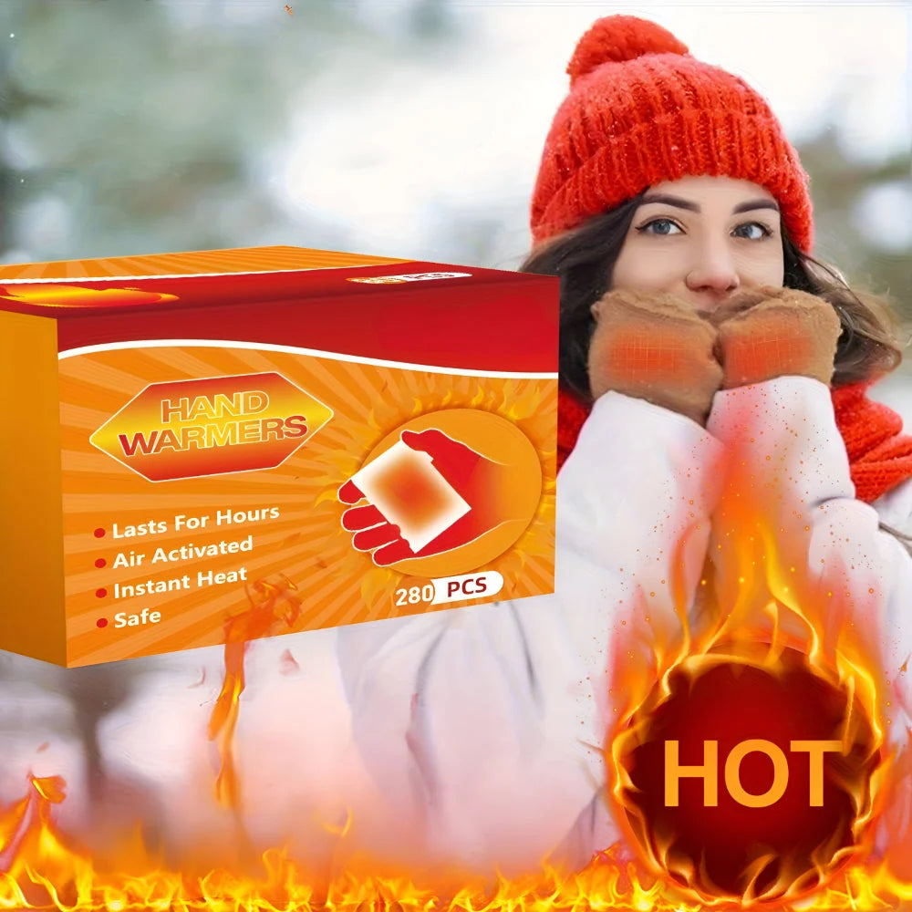 Hand Warmers Air-Activated & Disposable Pocket-Sized