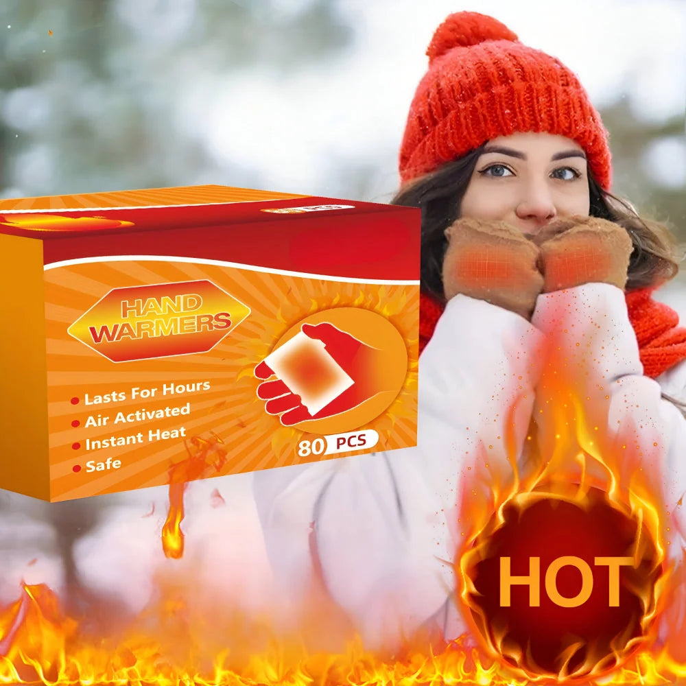 Hand Warmers Air-Activated & Disposable Pocket-Sized