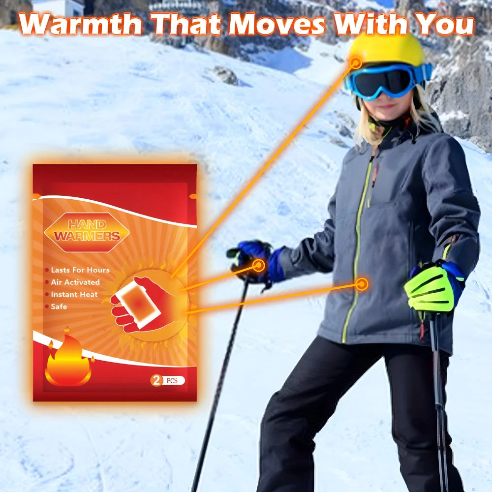Hand Warmers Air-Activated & Disposable Pocket-Sized