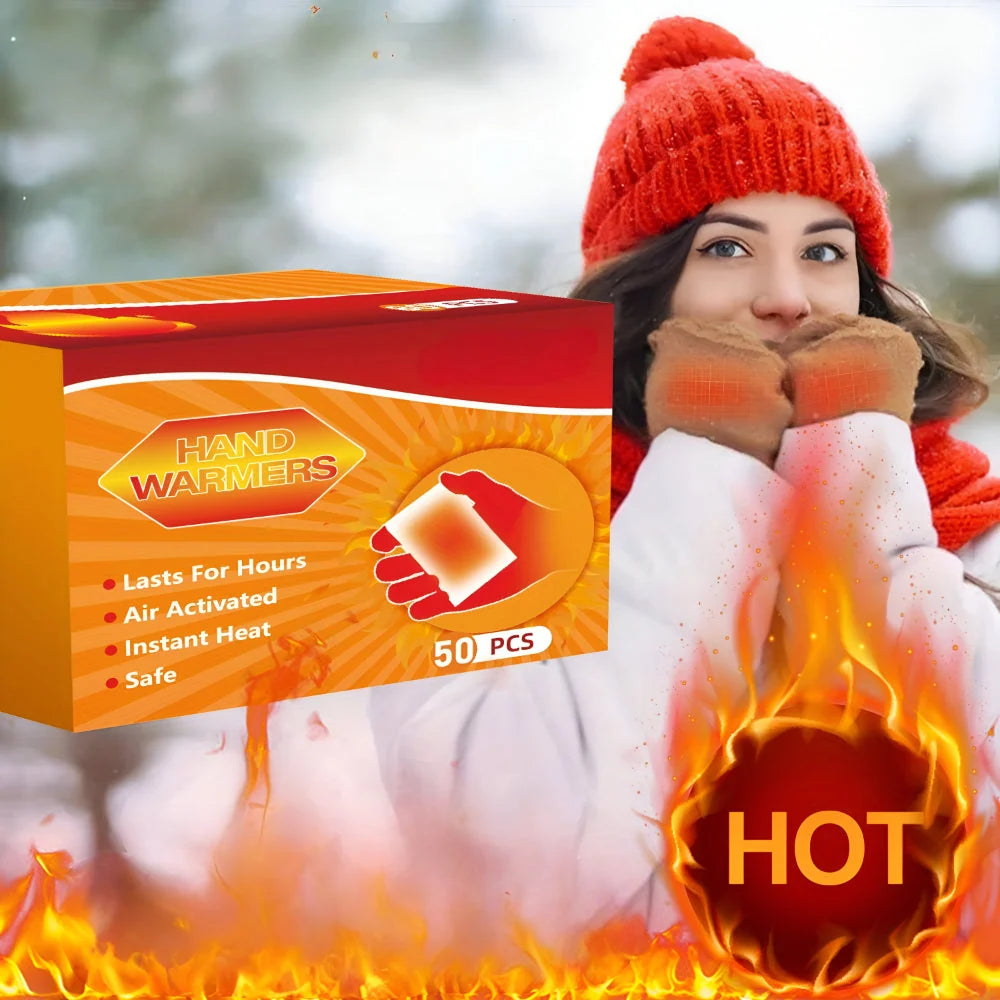Hand Warmers Air-Activated & Disposable Pocket-Sized