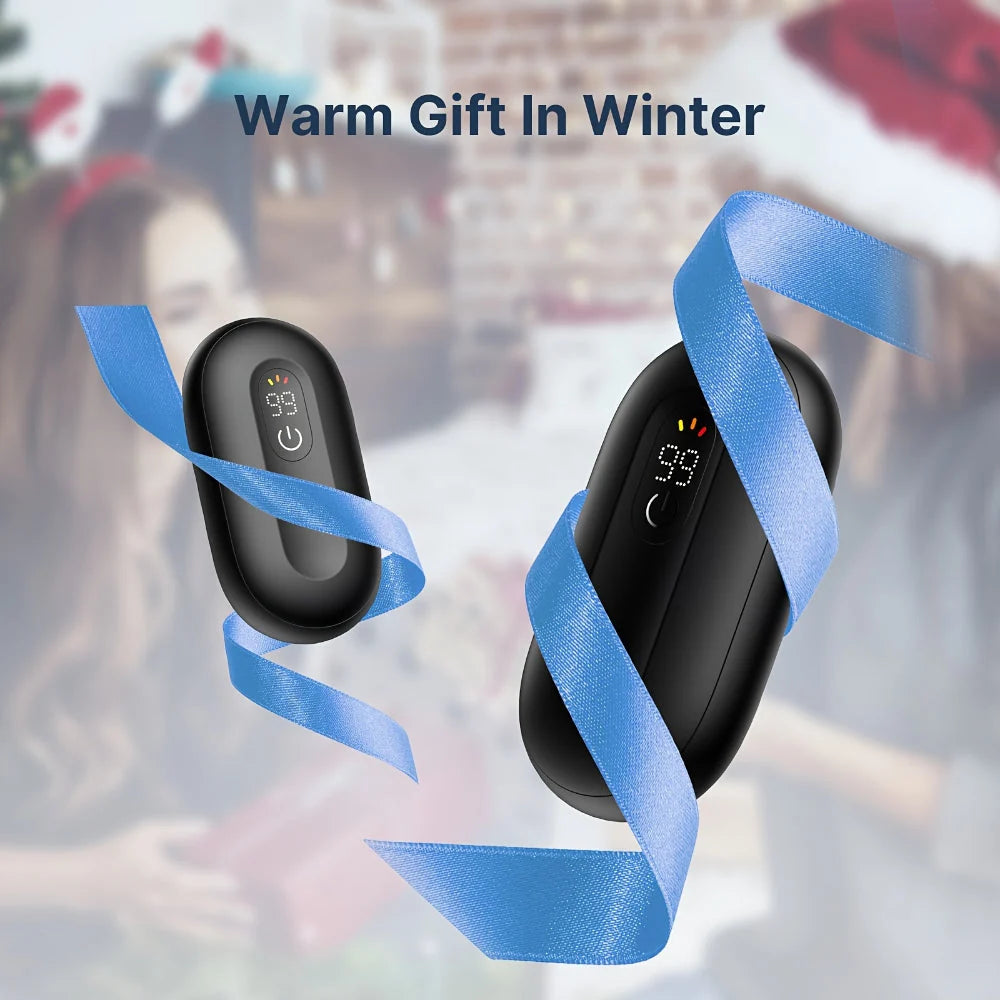 Hand Warmers Magnetic 2-In-1 USB Rechargeable 4000 mAh