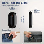 Hand Warmers Magnetic 2-In-1 USB Rechargeable 4000 mAh