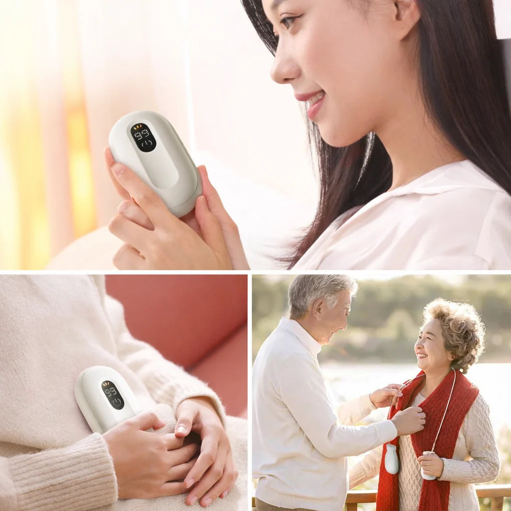 Hand Warmers Magnetic Snap-Together USB Fast Charging 9-Hour Runtime