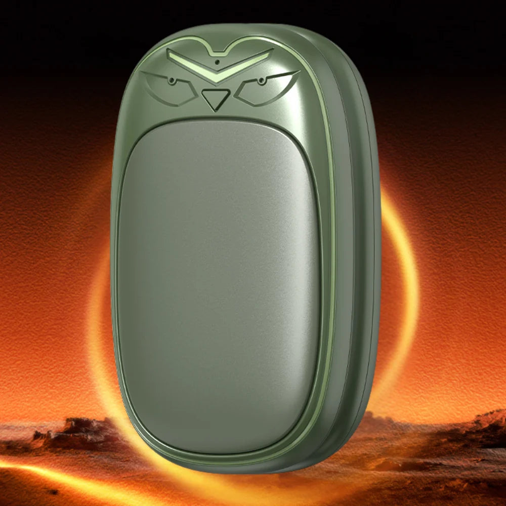 Hand Warmers Rechargeable 20-Hour LED Display Set of 2