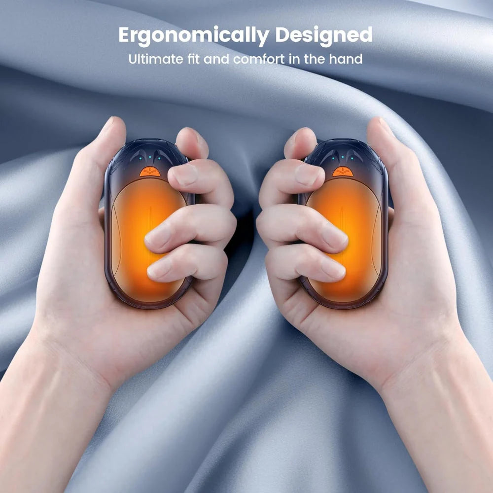 Hand Warmers Rechargeable 3 Heat Levels Set of 2