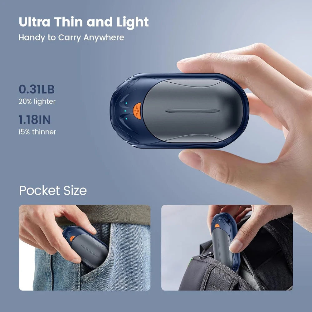 Hand Warmers Rechargeable 3 Heat Levels Set of 2