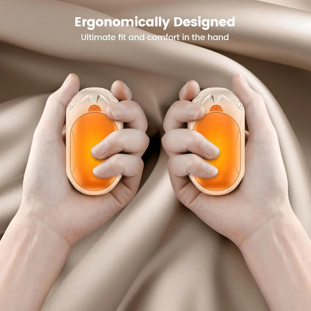 Hand Warmers Rechargeable 3 Heat Levels Set of 2