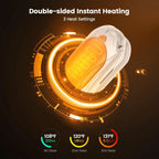 Hand Warmers Rechargeable 3 Heat Levels Set of 2